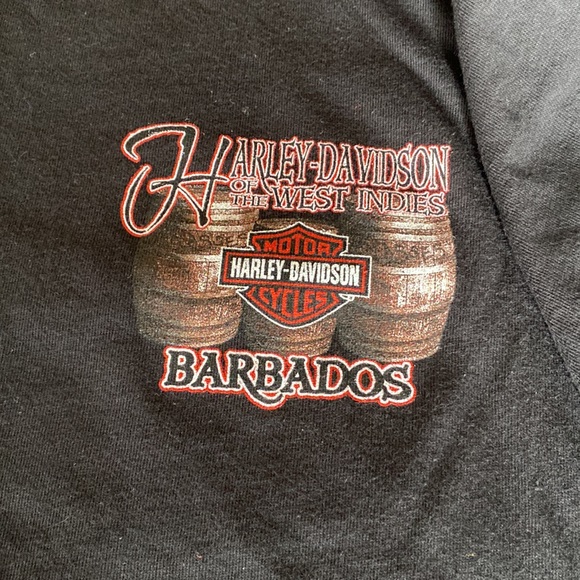 Harley Davidson Barbados Tee Shirt Size Large - Picture 4 of 4